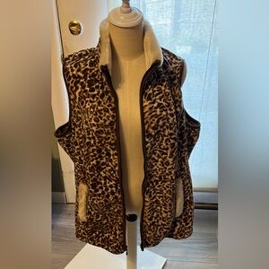 Leopard Print Women's Vest